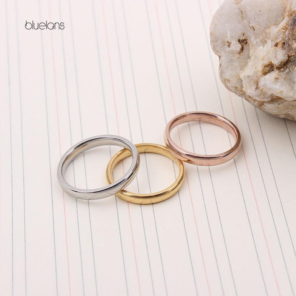 Nhẫn Đôi Thiết Kế Đơn Giản Thời Trang Cho Nam Nữ