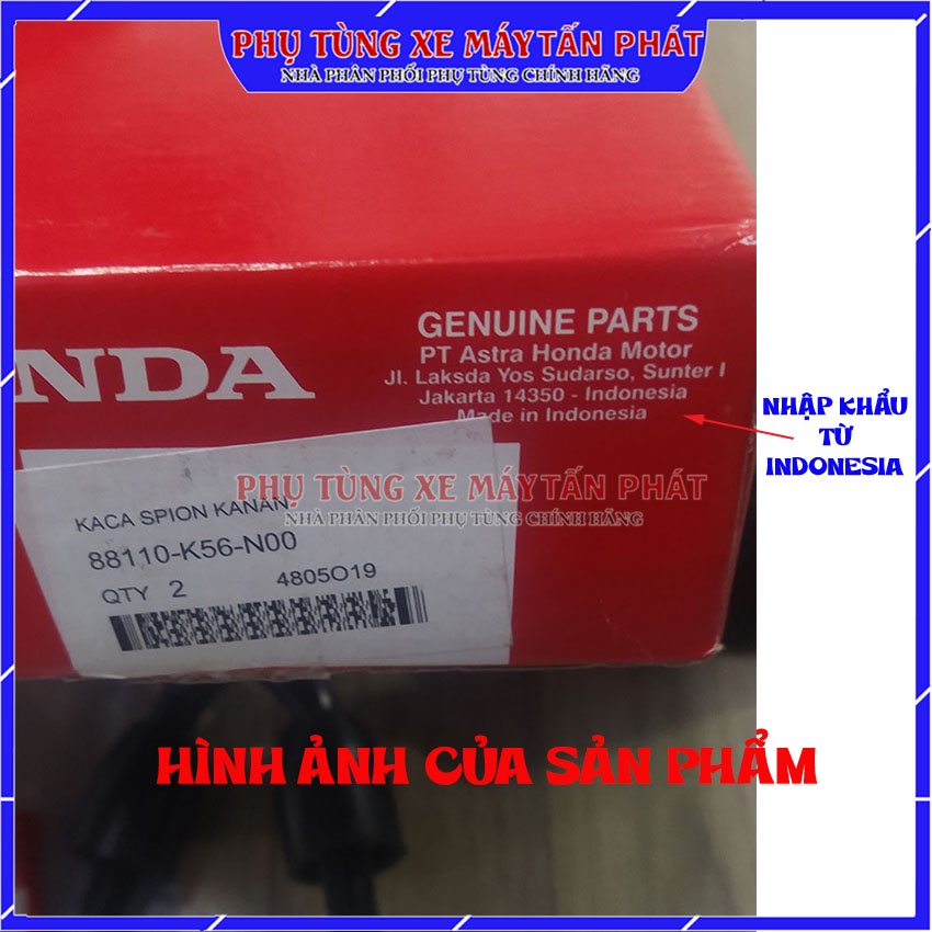 Gương Kính chiếu hậu Chân Ngắn Sonic &amp; winner 150 &amp; winner x Hãng Honda (1cặp Gồm Trái + Phải) Cam Kết Hàng Thiệt