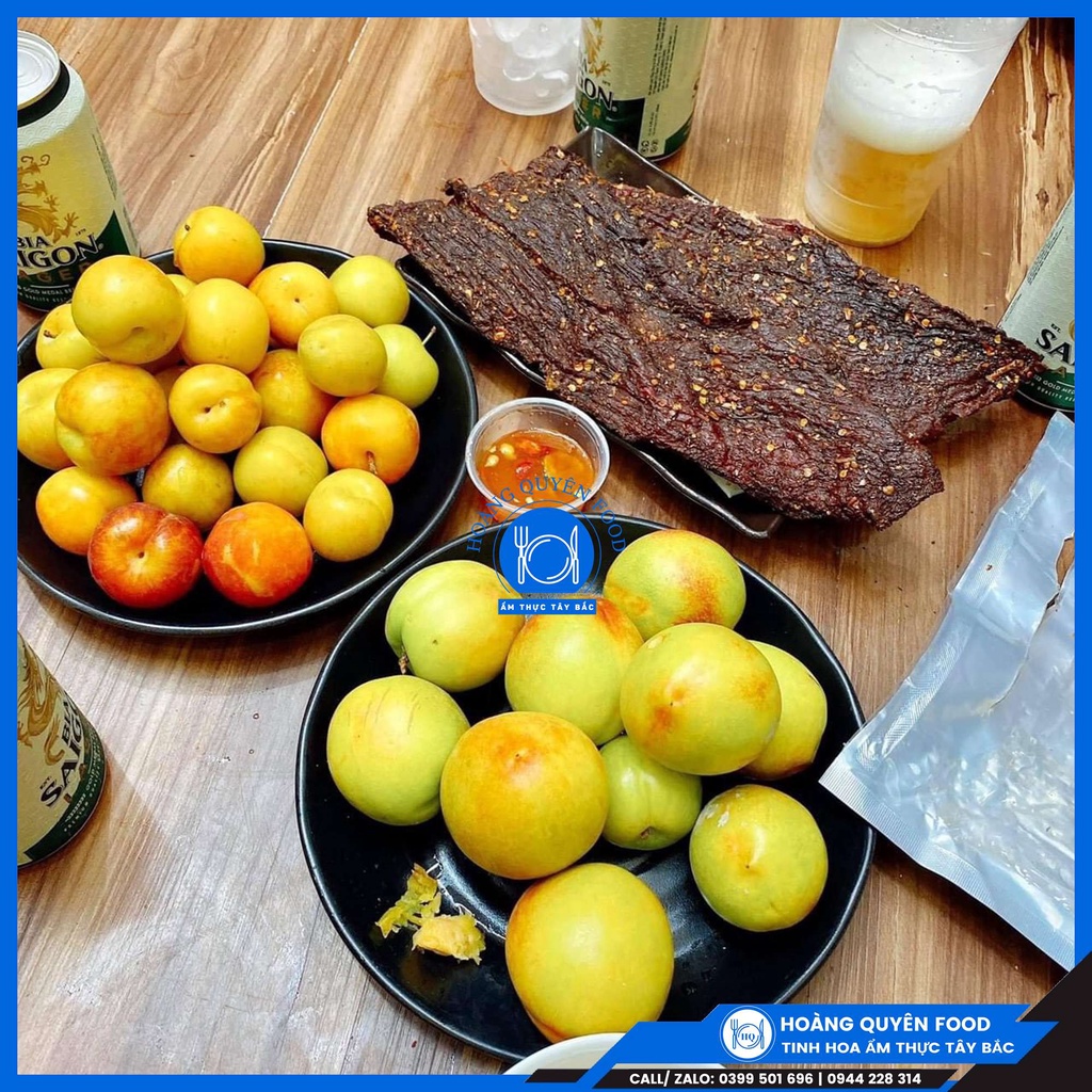 Thịt Lợn Gác Bếp Ẩm Thực Tây Bắc Thơm Ngon Chuẩn Vị 1KG - TẶNG CHẨM CHÉO - Khô Heo Gác Bếp | HQ FOOD | BigBuy360 - bigbuy360.vn