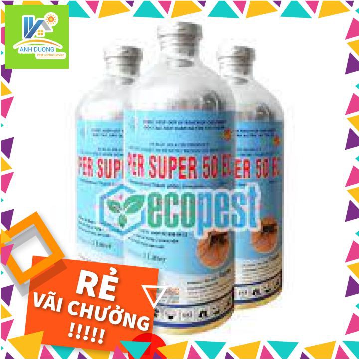 ( COMBO 5 CHAI 1 LÍT ) THUỐC DIỆT MUỖI CHAI NHÔM PER-SUPER 50EC