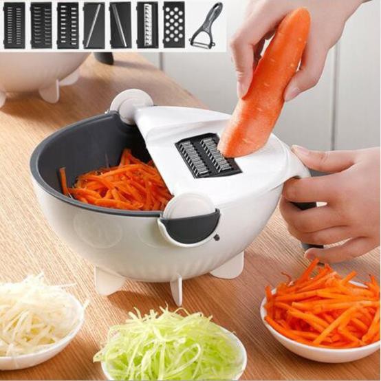 Bộ dụng cụ cắt thái rửa rau củ đa công năng