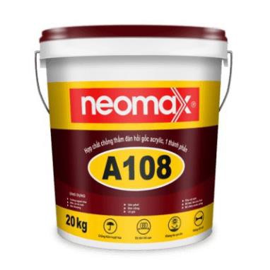 NEOMAX A108  - Màu Trắng - Thùng 20Kg - Hợp chất chống thấm đàn hồi gốc Acrylic