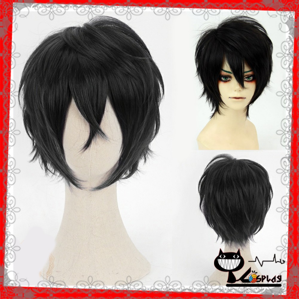 [Sẵn] Wig/tóc giả cơ bản nam xù màu xanh,đỏ,tím,vàng,đen,trắng,xám,nâu,cam,hồng [Miu Cosplay]