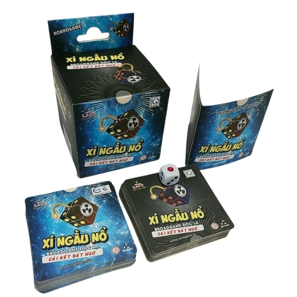 Boardgame Xí Ngầu Nổ mới lạ cực kỳ vui [Chính hãng AAA-LHT]