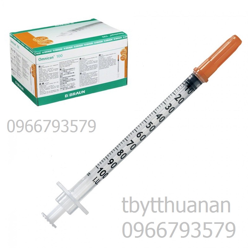 Bơm tiêm tiểu đường 1ml BBraun