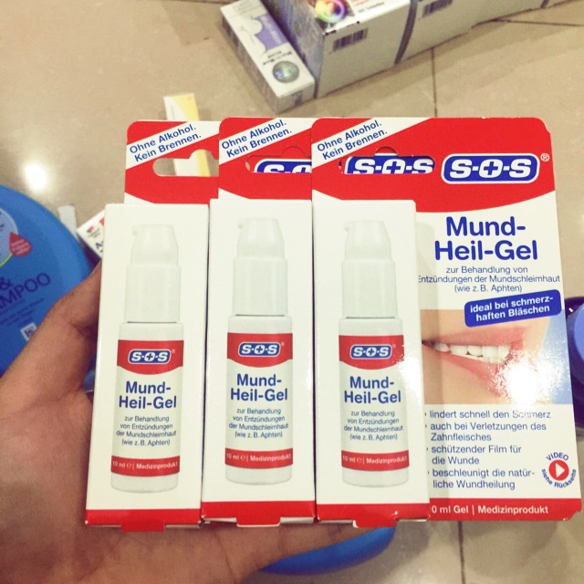 Gel trị nhiệt miệng SOS Mund- Heil- Gel