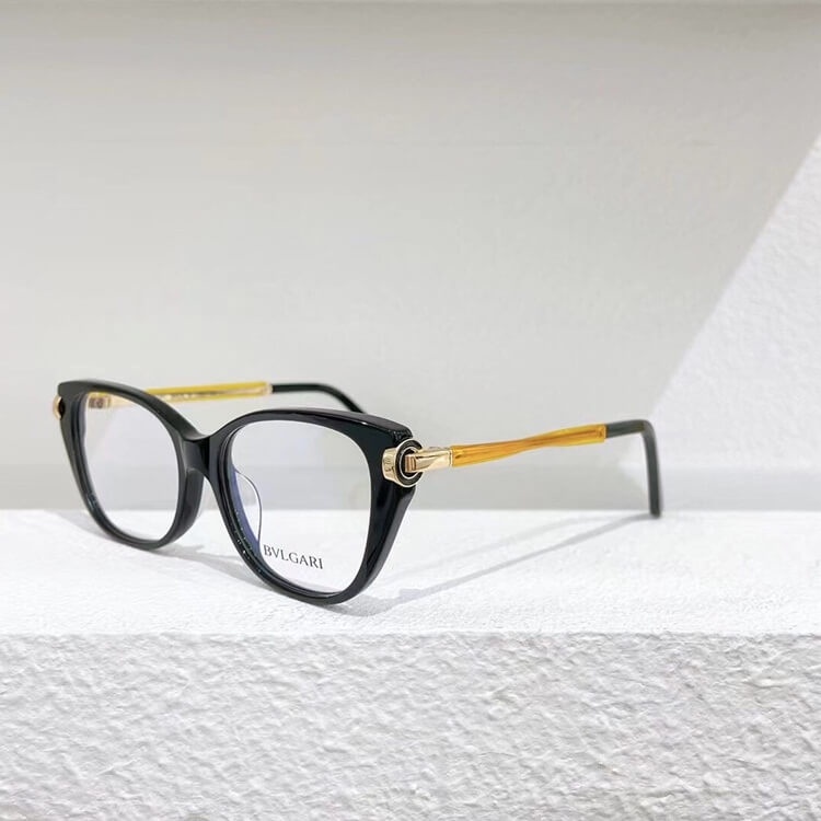 Gọng Kính Cận Nữ, BVLGARI, Kính mèo, không độ, thời trang giả cận mẫu mới nhất - donghokinhmat168