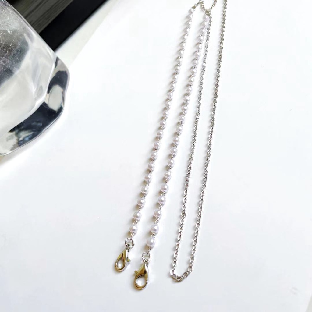 Dây Chuyền Đính Ngọc Trai Nhân Tạo Sang Trọng Chống Mất Phong Cách Hàn Quốc Dành Cho Nữ