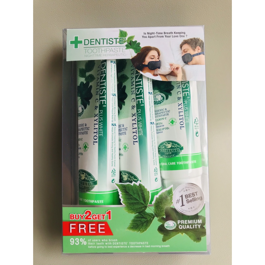 Kem đánh răng Thảo dược Dentiste’ Plus White