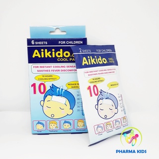 Hộp 6 miếng dán hạ sốt Aikido