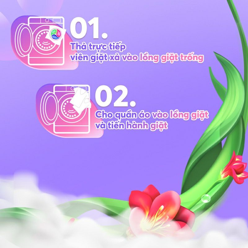 Viên giặt xả maxlkee tui 34 viên15g