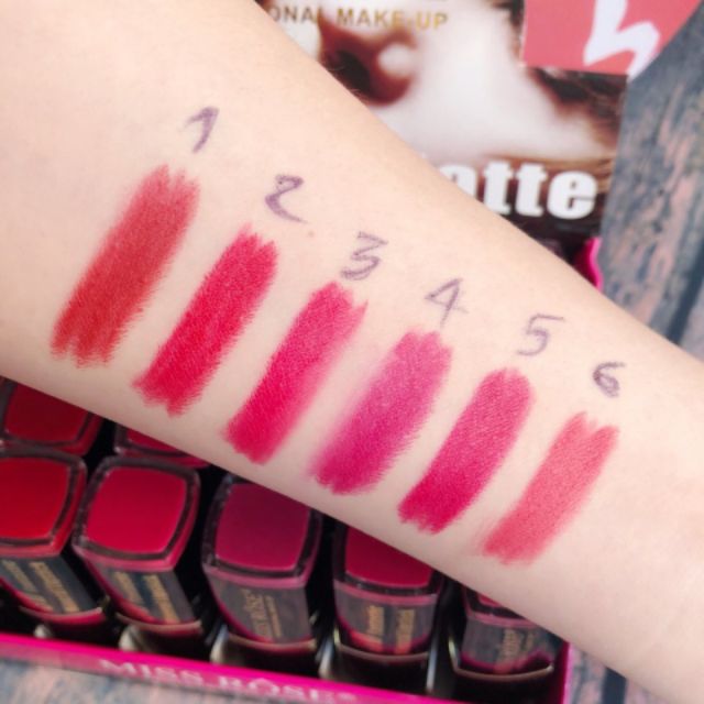 Son lì mềm mượt lâu trôi Miss Rose son thỏi son dưỡng