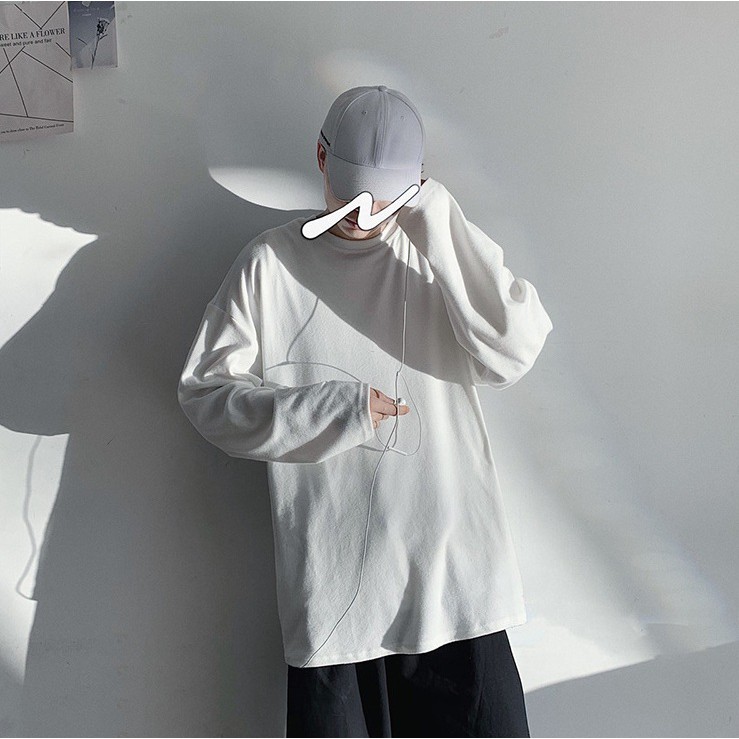 ÁO PULL OVER SIZE TRẮNG