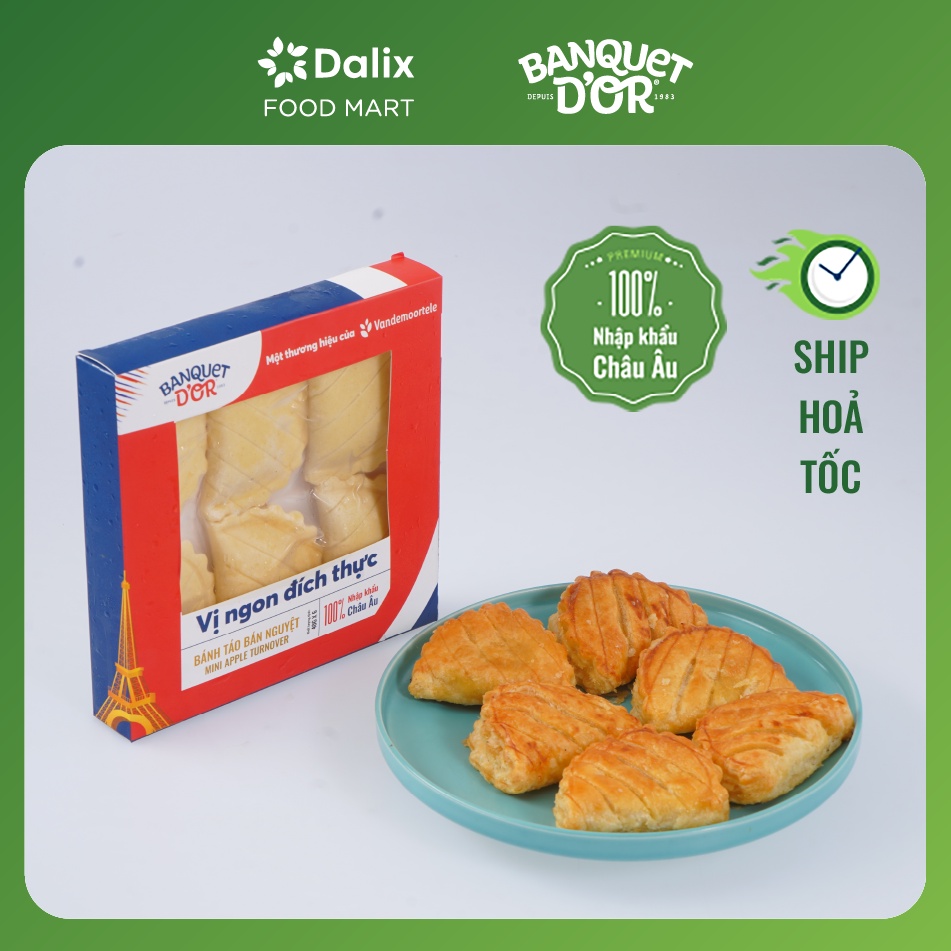 Set bánh táo 40gr x 6 bánh - nhập khẩu Pháp