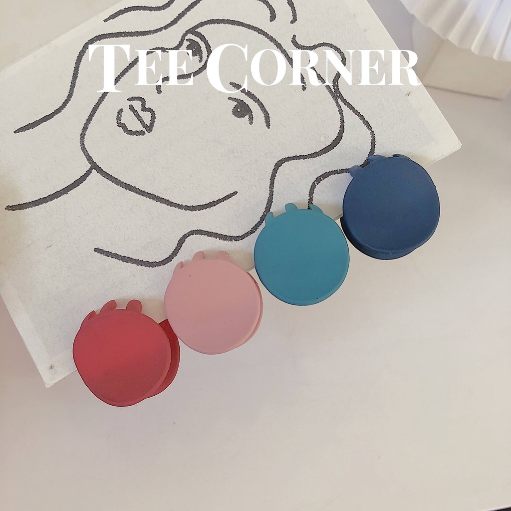 Kẹp Tóc Mini Hình Tròn Vuông Dễ Thương