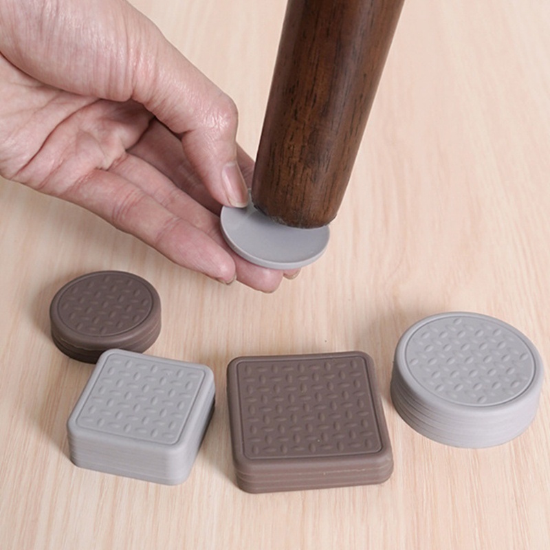Miếng Lót Chân Ghế Bằng Silicone Dày Dặn Tiện Dụng Cho Gia Đình