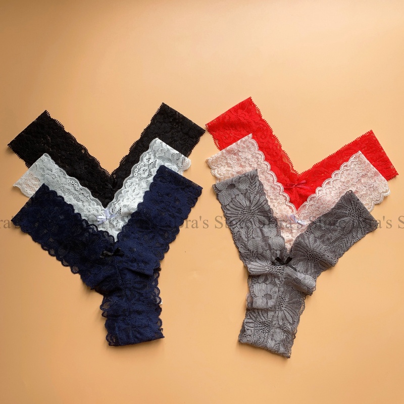 Quần lót ren chữ Y thiết kế mới lạ, Quần lót ren dáng đẹp quyến rũ IBRA'S STORE #ib10