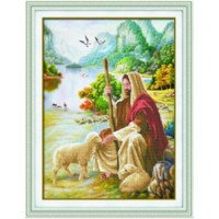 FREESHIP EXTRA - Tranh đính đá chúa Kích thước: 65x87 cm