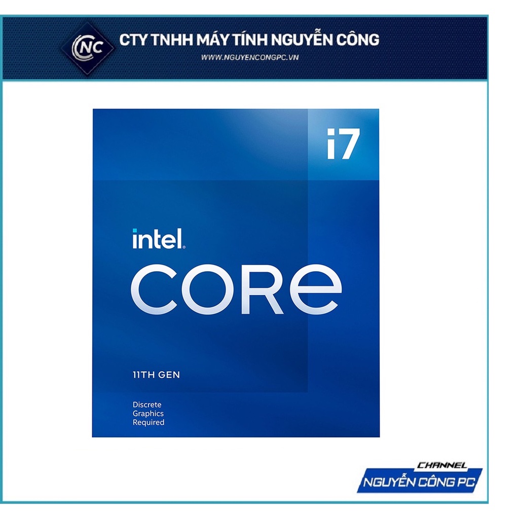 CPU Intel Core i7-11700K (8 Nhân 16 Luồng | 3.6GHz Turbo 5GHz | 16M Cache | 125W)