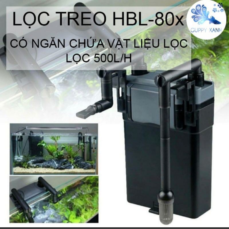 Lọc treo thành hồ Sunsun HBL 801- 802 - 803 - MÁY LỌC PHỤ HỒ CÁ - HỒ THỦY SINH