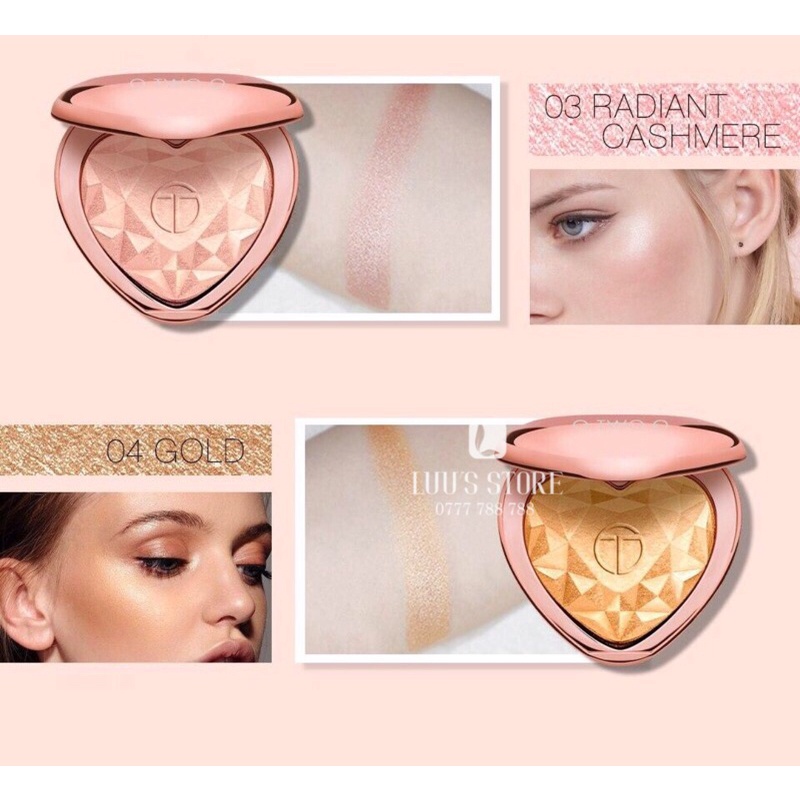 Phấn nén bắt sáng highlight O.Two.O Trái Tim | BigBuy360 - bigbuy360.vn