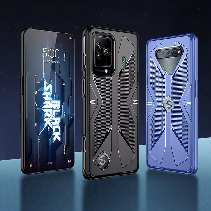 Ốp lưng Black Shark 5 / 5 Pro kiểu dáng gaming chống sốc thoát khí tản nhiệt cao cấp