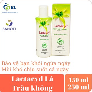Dung Dịch Vệ Sinh Phụ Nữ Lactacyd Lá Trầu Không và Nước Hoa Hồng