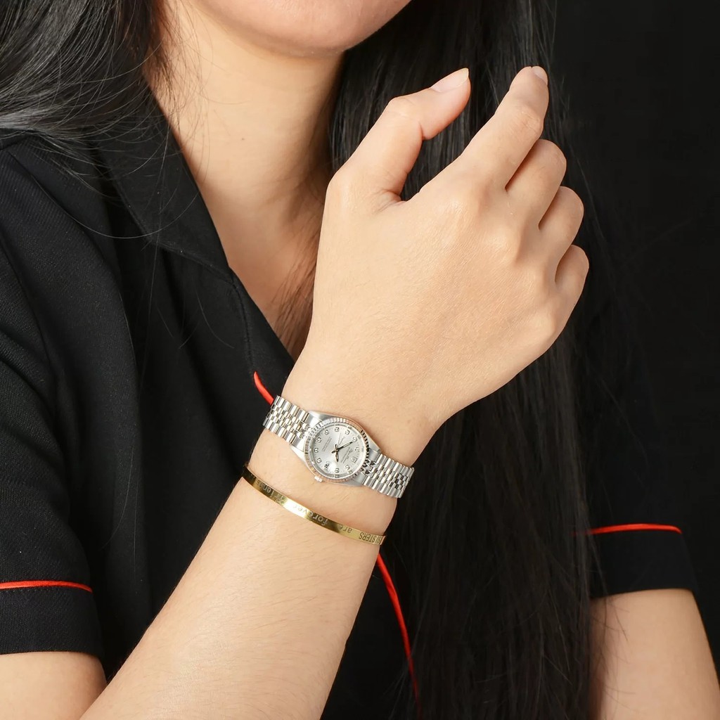 Đồng hồ nữ mặt kính sapphire chống xước Olym Pianus OP68322 OP68322LS trắng