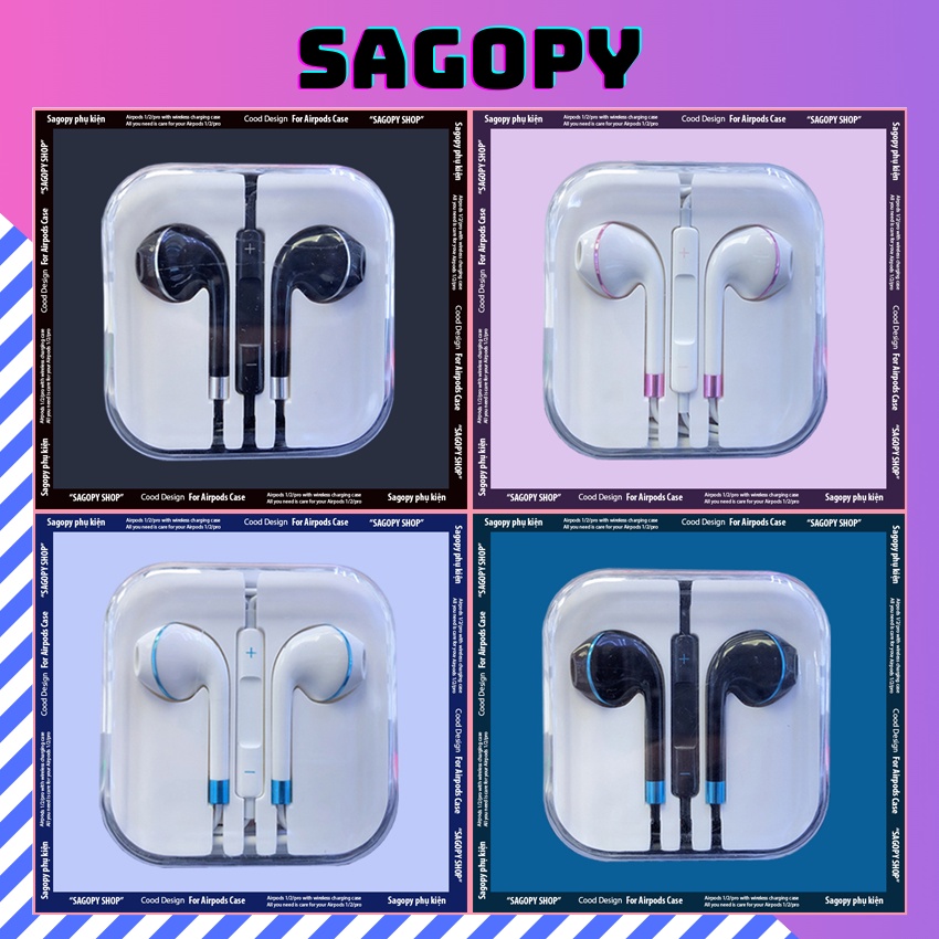 Tai nghe gaming có dây nhét tai M2 giắc 3,5, tai phone in ear chơi game chống ốn cho điện thoại, pc IP/ Android giá rẻ