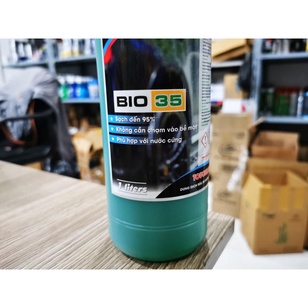 Nước Rửa Xe Và Khoang Máy Không Chạm BIO 35 Ekokemika 1L Tặng Khăn