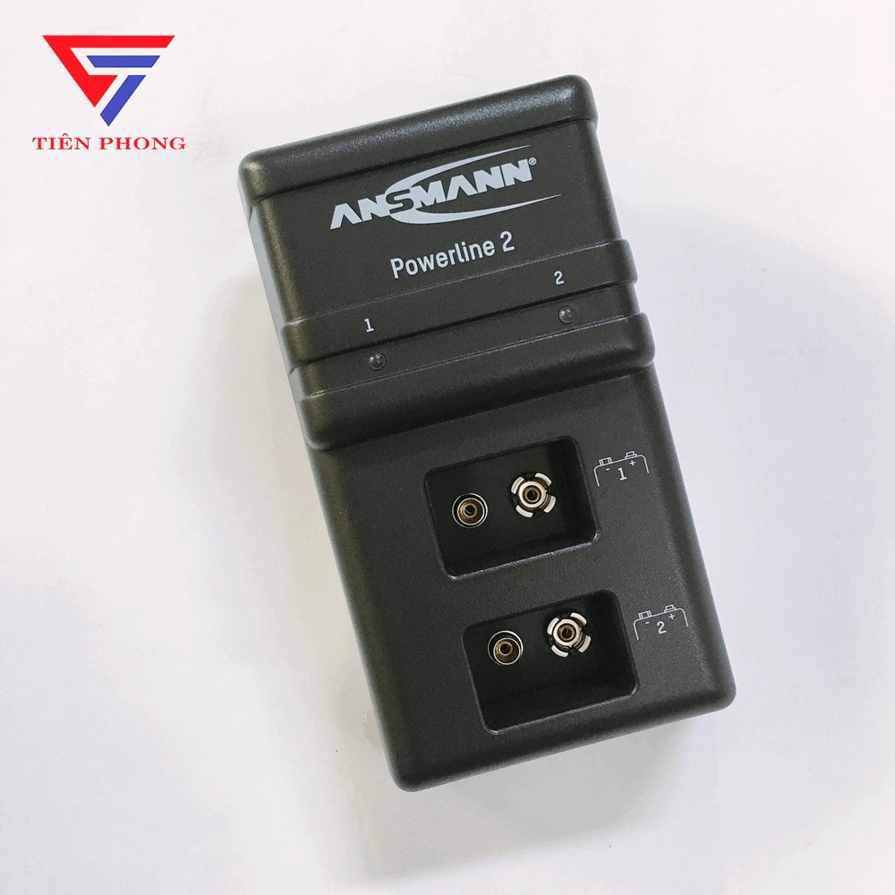 Bộ Sạc 9V Ansmann Powerline 2 Chính Hãng