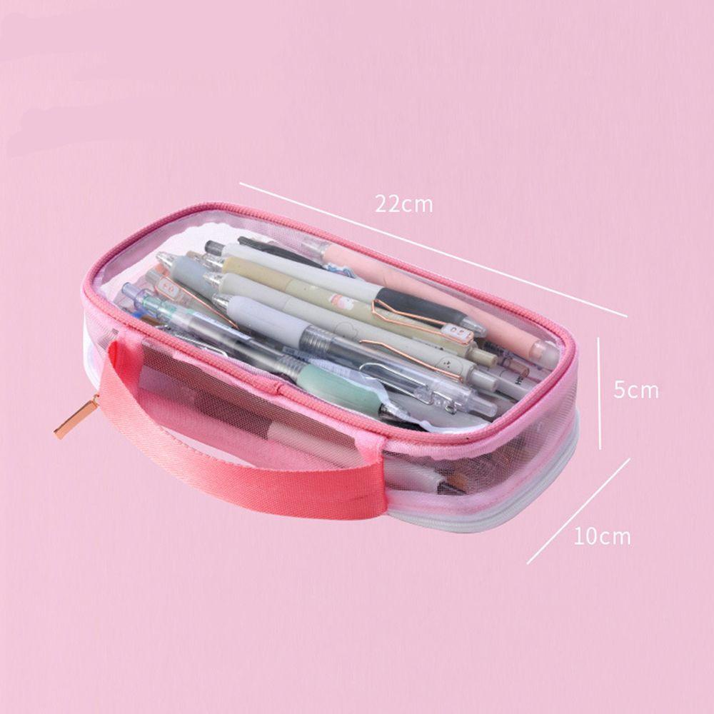 Túi Đựng Bút / Đồ Trang Điểm Đa Năng Sức Chứa Lớn Họa Tiết Hoạt Hình Dễ Thương