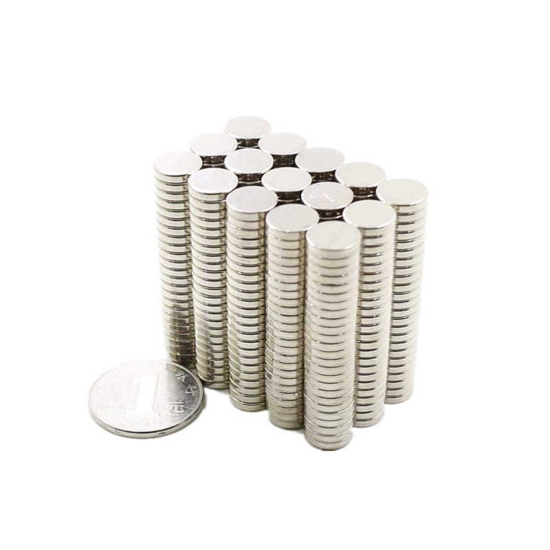 Nam châm 12x1 12x2 12x3 12x4  viên tròn Loại siêu hít, set 10 viên mỗi loại