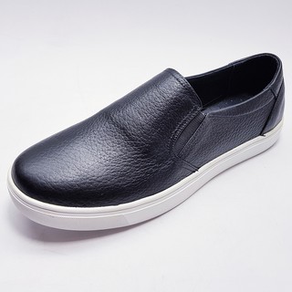 Giày Slip On Nam Da Bò Thật Cao Cấp SL1316 (Đen)