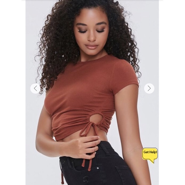 áo F21 croptop cột eo xuất xịn