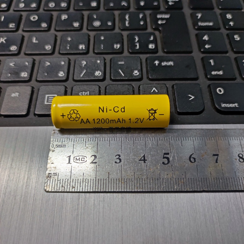 Pin tiểu AA NiCd Pin sạc dự phòng 1.2V 1200mAh + Sạc PIN qua Cổng USB cho đồ chơi điều khiển, đồng hồ, chuột máy tính