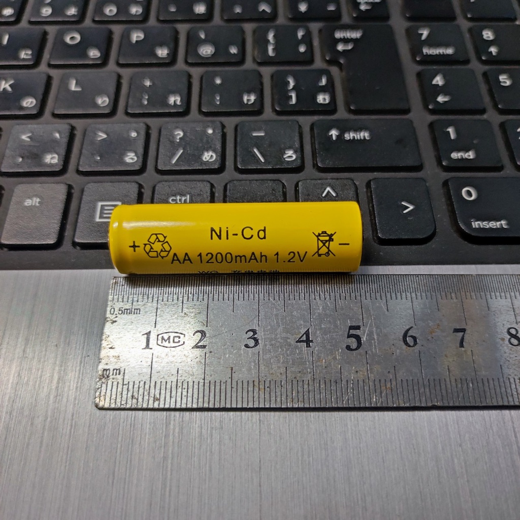 Pin tiểu AA NiCd Pin sạc dự phòng 1.2V + Sạc PIN qua Cổng USB cho đồ chơi điều khiển, đồng hồ, chuột máy tính