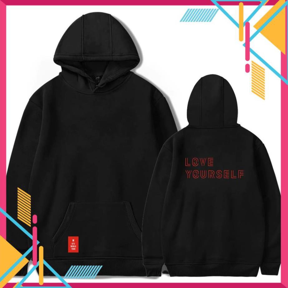 [SALE SỐC] ✔️ Áo Hoodie LOVE YOURSELF WORLD TOUR BTS