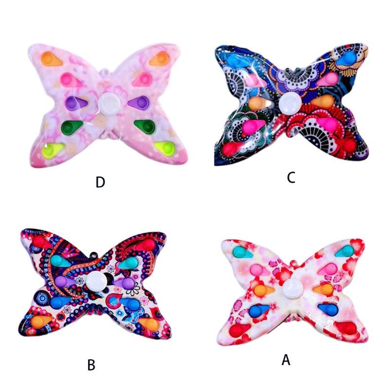 Con Quay Đồ Chơi Spinner HìNh BướM, GiúP GiảM Stress Cho Bé Trên 7 TuổI