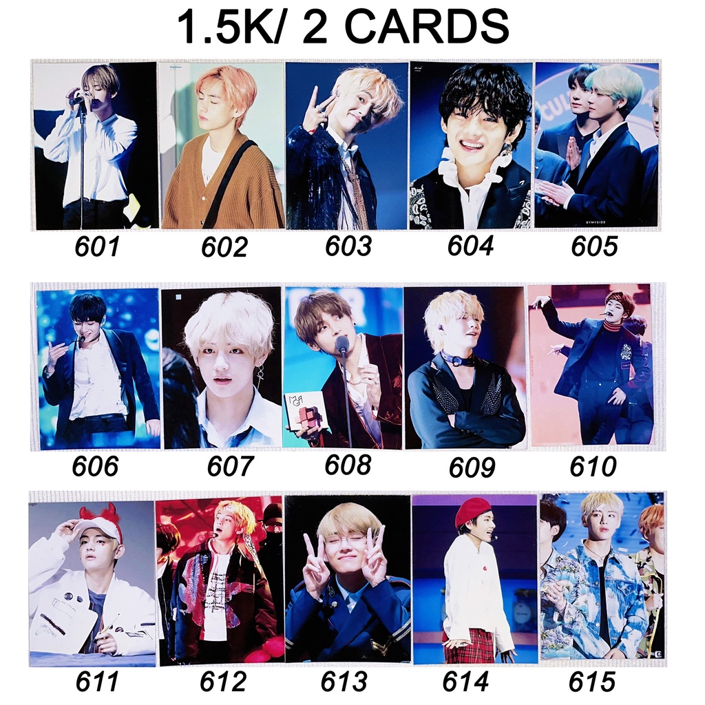 Sale set hình V BTS giá rẻ 5