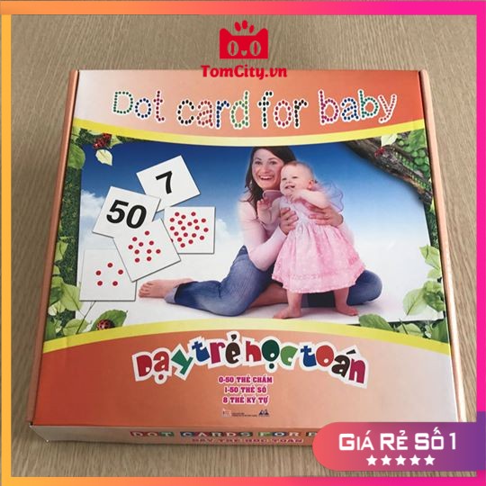 Bộ Dạy trẻ học toán - DOT card for baby