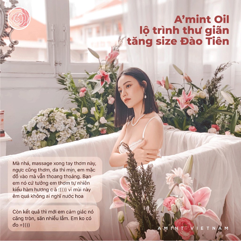Tinh dầu Massage A'mint (Tặng kèm quà + Video hướng dẫn massage ấn huyệt độc quyền A'mint) | BigBuy360 - bigbuy360.vn
