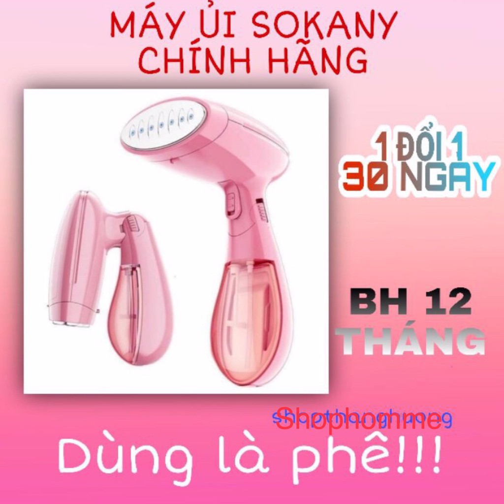 [Hàng Chính Hãng]Bàn Là Hơi Nước Cầm Tay Sokany