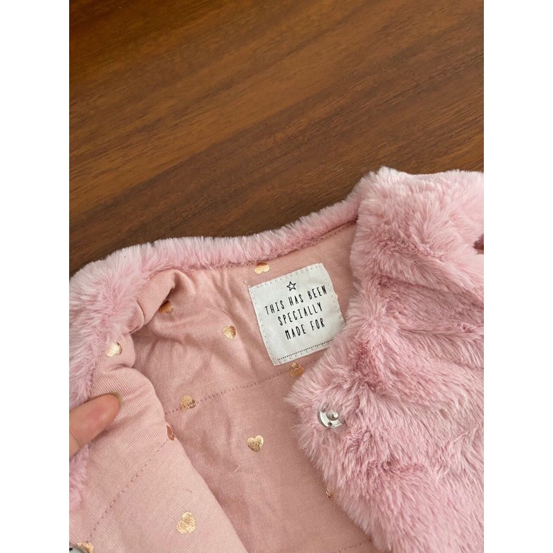 Áo khoác ghile lông cho bé