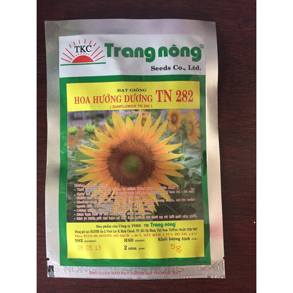 1G - Hạt Giống Hoa Hướng Dương, Vàng Đẹp, Hoa Cánh Kép