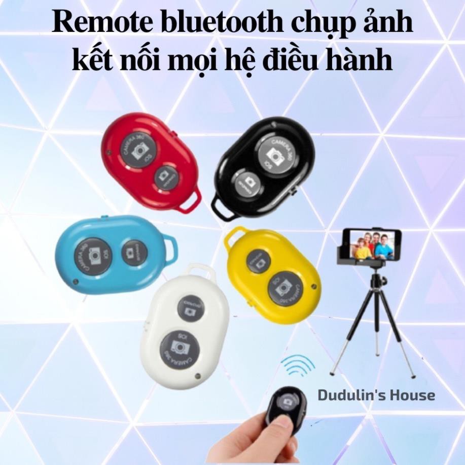 Nút Chụp Ảnh Bluetooth Cho Tất Cả Điện Thoại Có Kết Nối Bluetooth Nút Chụp Hình Nhỏ Gọn Khoảng Cách 10 Mét Không Delay