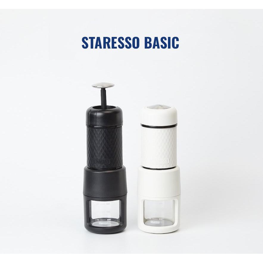 [BẢN 2021] Máy pha cafe cầm tay cao cấp STARESSO BASIC màu trắng