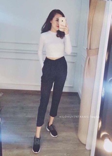 Áo crotop sỏ ngón (ảnh 100% shop )
