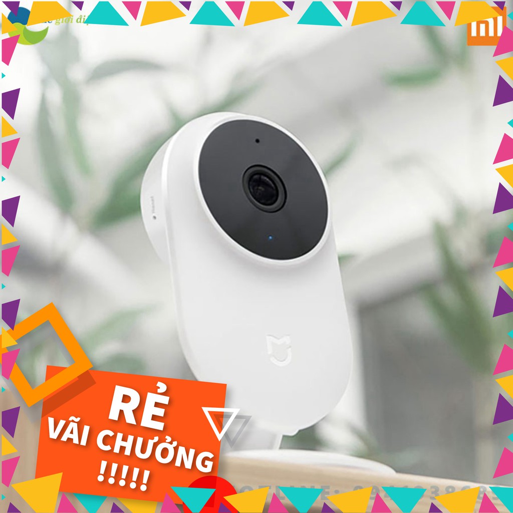 [SALE] [Bản quốc tế] Camera IP giám sát thông minh Xiaomi Mijia 1080P góc 130 độ - Bảo hành 12 tháng - Shop Thế Giới Điệ