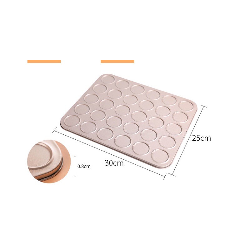 Khuôn nướng bánh quy/ Macaron 35 ô cao cấp